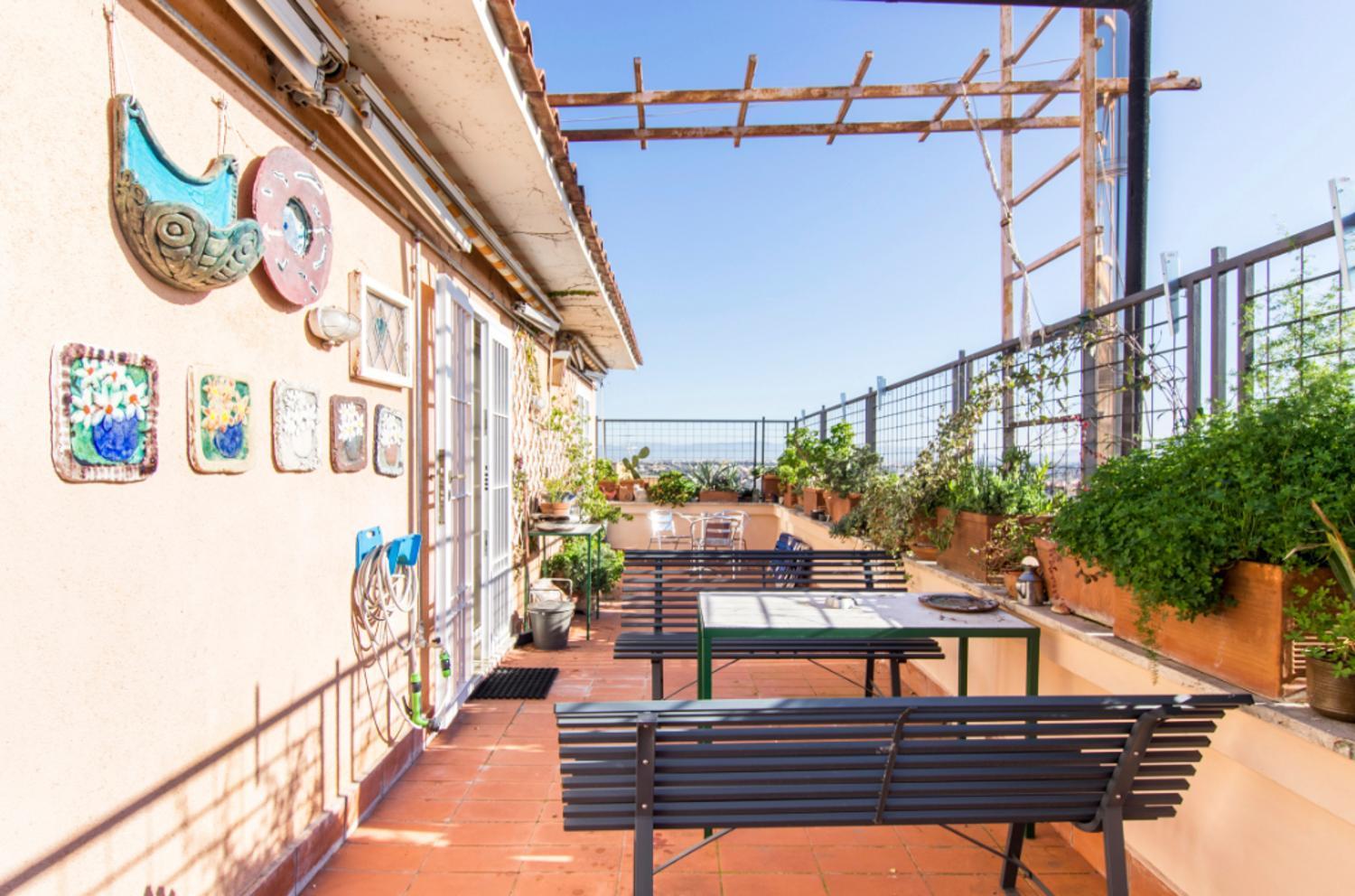 Ferienwohnung Rosa'S Terrace Roma Panoramic Penthouse Exterior foto